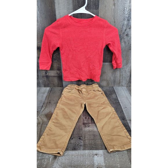 Cat & Jack 2 Piece Toddler Set Outfit Pants and Top Size 2T - Picture 4 of 7